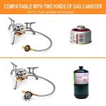 WADEO 3700W Portable Camping Gas Stove with Case