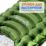 SereneLife Compact Sleeping Pad with Pillow for Camping