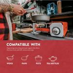 Compact Butane Camp Stove with Carrying Case
