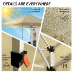 10x10 Instant Shade Canopy Tent with Walls