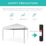 Easy Setup 10x10ft Pop Up Canopy Tent