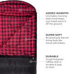 Teton Sports Celsius XL Flannel Lined Sleeping Bag