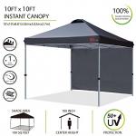 Durable 10x10 Black Pop-Up Canopy Tent