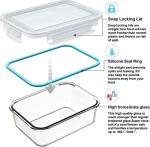 18-Piece Glass Meal Prep Storage Containers Set