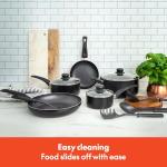 Bella 12-Piece Cookware Set, Non-Stick, Durable