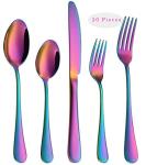 Colorful Stainless Steel Flatware Set for 4