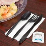 50 Pack of Individually Wrapped Plastic Cutlery Sets