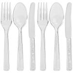 300 Count Clear Camping Cutlery Set
