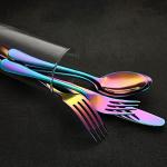 Colorful Stainless Steel Flatware Set for 4