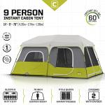 CORE Instant Cabin Tent - Sleeps 9, Easy Setup