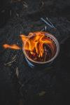 Portable Stainless Steel Camping Stove with Grill