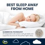 Serta Twin Raised Air Mattress with Built-In Pump