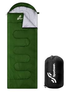 Sportneer 3-Season Waterproof Sleeping Bag for Camping