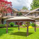 OUTFINE 12'x12' Pop-Up Canopy Tent with Curtains