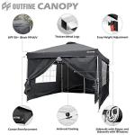OUTFINE 10'x10' Waterproof Pop Up Canopy Tent