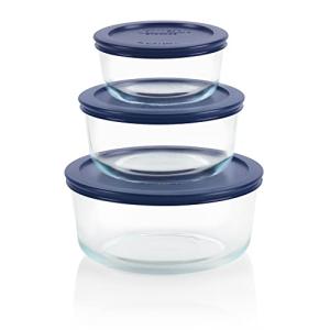 Pyrex 3-Pack Round Glass Food Storage Set