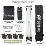 OUTFINE 10'x10' Waterproof Pop Up Canopy Tent