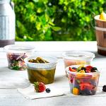 48 Sets 16 oz. Airtight Plastic Food Containers