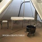 Lightweight 4-Person Tipi Tent with Stove Jack