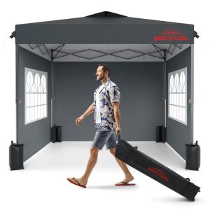 10x10 Easy Pop Up Canopy with Sidewalls