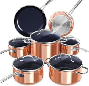 Nuwave Duralon Blue Nonstick Camping Cookware Set