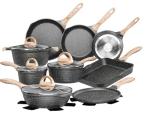20-Piece Nonstick Cookware Set for Camping