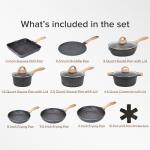 20-Piece Nonstick Cookware Set for Camping