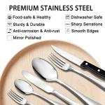 49-Piece Stainless Steel Cutlery Set for 8