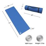 Luxury Foam Camping Sleep Mat - Non-Slip, Dark Blue