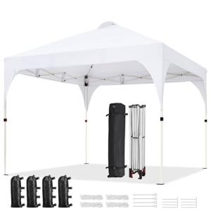 Yaheetech 10x10 Pop Up Canopy Tent with Vent