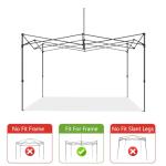 ABCCANOPY Replacement Canopy Top for 10x10 Tent