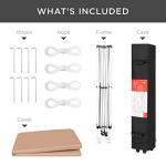 10x10ft Pop Up Canopy Tent with Adjustable Height