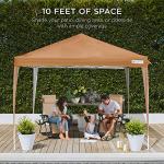 10x10ft Pop Up Canopy Tent with Adjustable Height