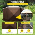 VEVOR 12x12ft Screen Tent with Pop-up Canopy