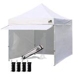 10'x10' Pop-Up Canopy Tent with Sidewalls & Bags