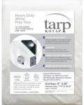 Heavy-Duty Waterproof Tarp 8 x 20 Ft