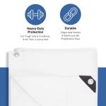 Heavy-Duty Waterproof Tarp 8 x 20 Ft