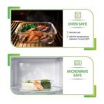 Airtight Glass Meal Prep Containers - 5 Pack