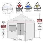 Eurmax 10'x10' Instant Canopy Tent with Walls