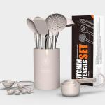 Heat Resistant Silicone Cooking Utensils Set