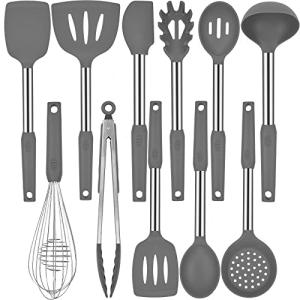 Silicone & Stainless Steel Cooking Utensil Set