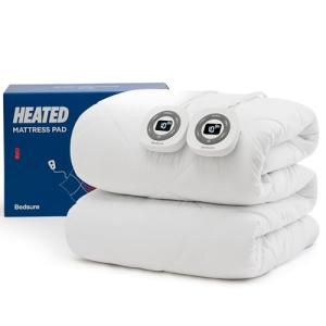 Bedsure Heated Queen Mattress Pad with Dual Controls