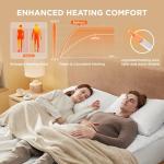 Bedsure Heated Queen Mattress Pad with Dual Controls