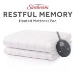 Sunbeam Heated Mattress Pad with 12 Heat Settings