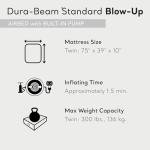 Intex Dura Beam Twin Airbed with Built-in Pump