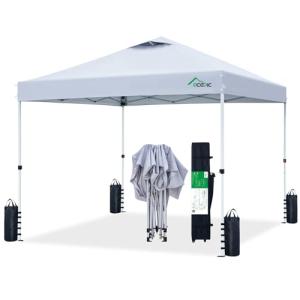 10x10 Instant Pop Up Canopy Tent with Weights