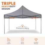 Sweetcrispy 10x10 Heavy Duty Pop Up Canopy
