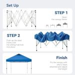 PHI VILLA 10'x10' Pop Up Canopy Tent