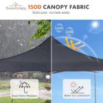 Sweetcrispy 10x10 Heavy Duty Pop Up Canopy