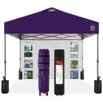 10x10ft Easy Pop Up Canopy with Side Wall